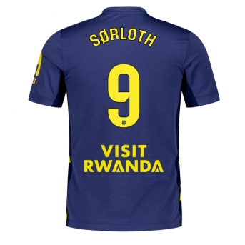 Billige Fotballdrakt Atletico Madrid Alexander Sorloth #9 Replika Bortedrakt 2025-26 Kortermet